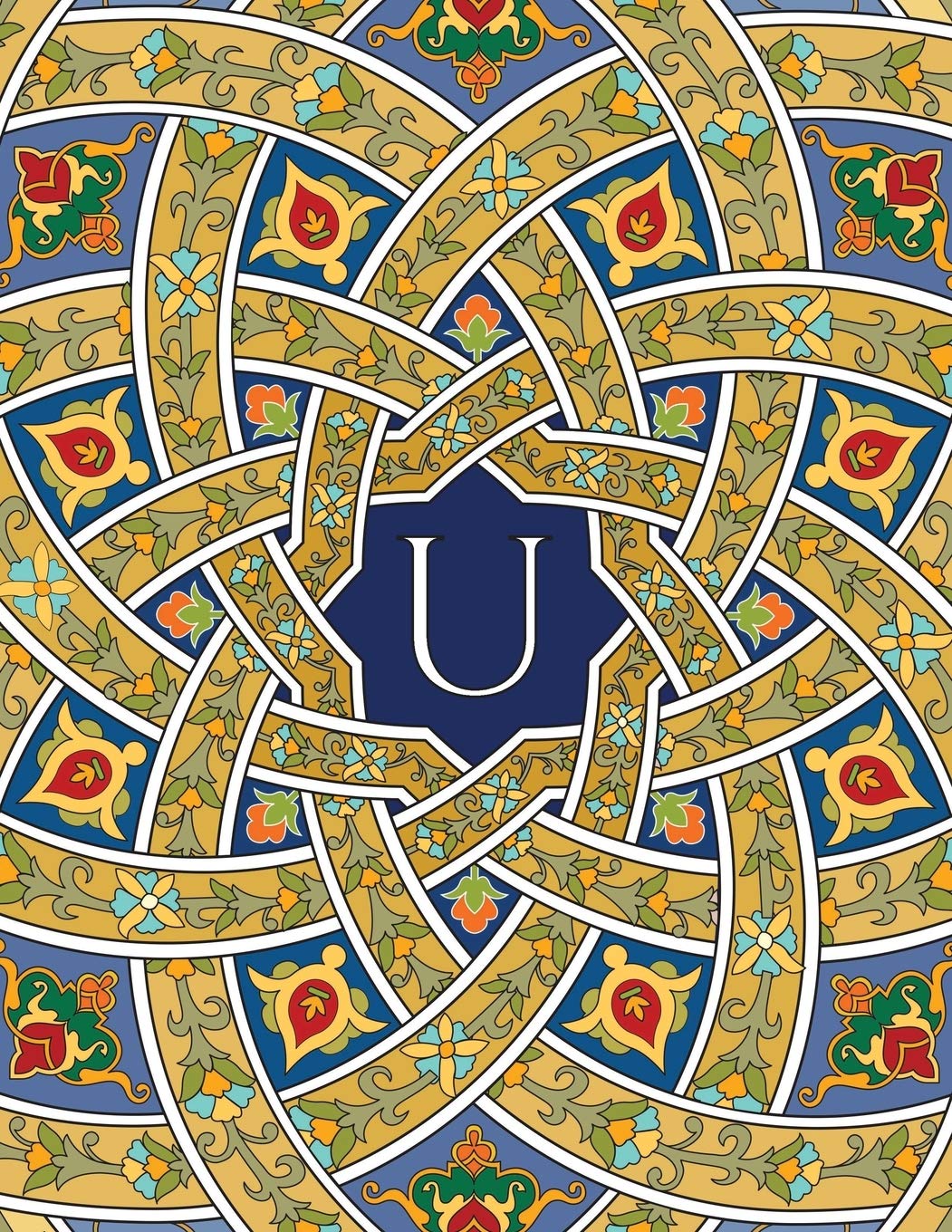 Monogram U Sketchbook: Blank Art Pad Notebook Jounal (Arabesque Three 150 Sketch, Band 21) Hobbies & Crafts