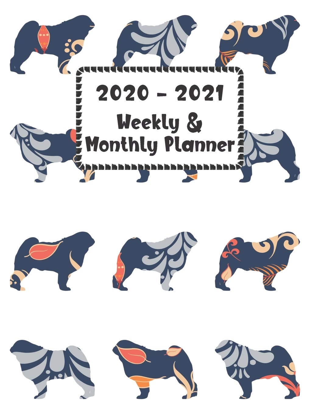 2020 - 2021 Weekly & Monthly Planner: Pug Dog | Two Year Daily Weekly Monthly Calendar Schedule Agenda Organizer with Notes, Goals & To Do Lists (8.5 ... January 2020 - December 2021, Band 25) Business, Finance & Career
