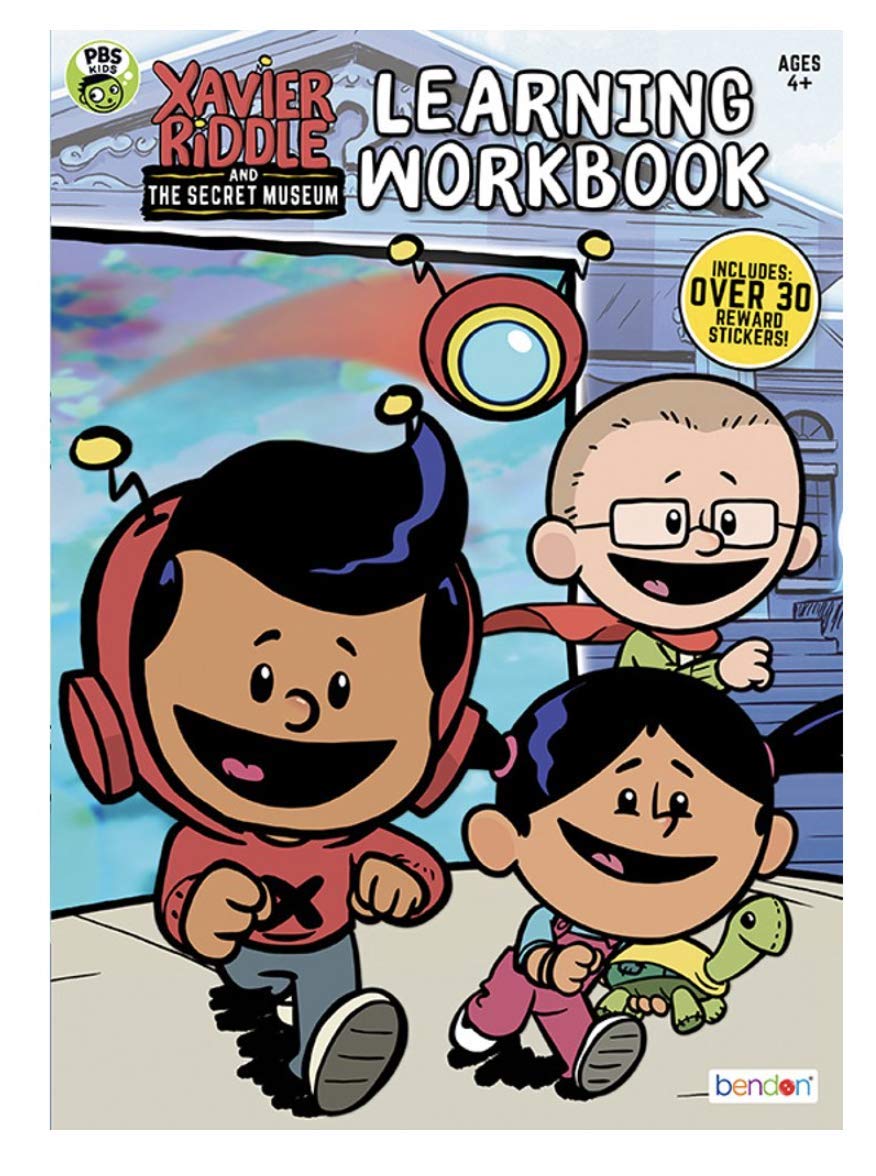 Xavier Riddle and the Secret Museum Workbook with 30 Stickers Ages 4+ Books