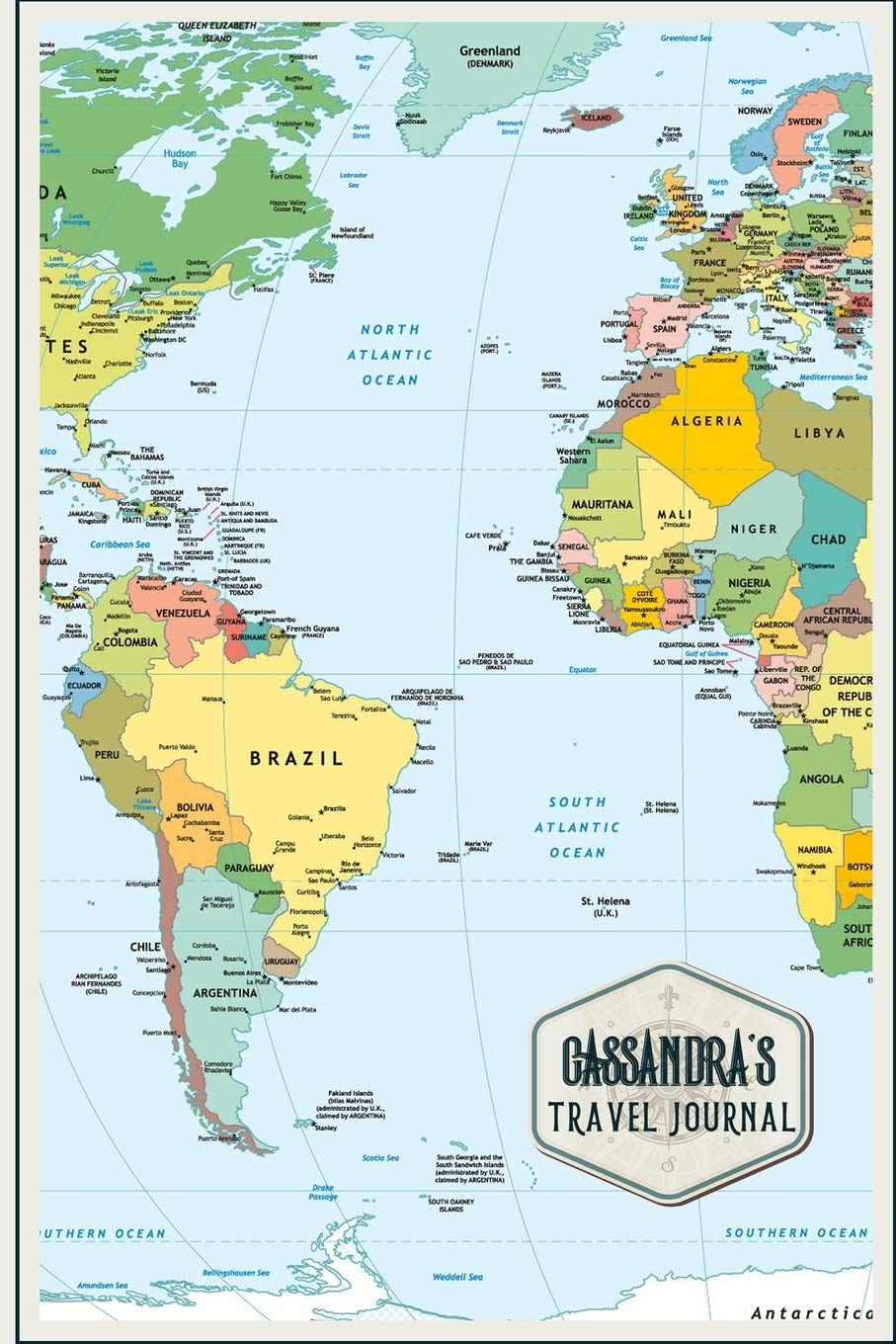 Cassandra's Travel Journal: Personalized Travelers Notebook & Planner with Travel Checklist Business, Finance & Career