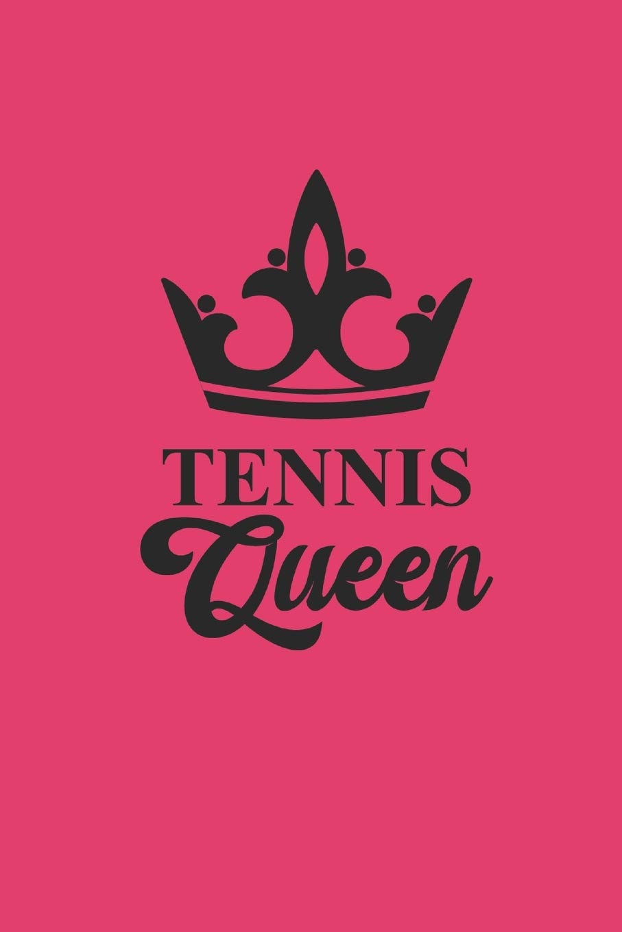 TENNIS QUEEN: Notizbuch für Tennis Spieler Notebook Journal 6x9 kariert squared karo Books