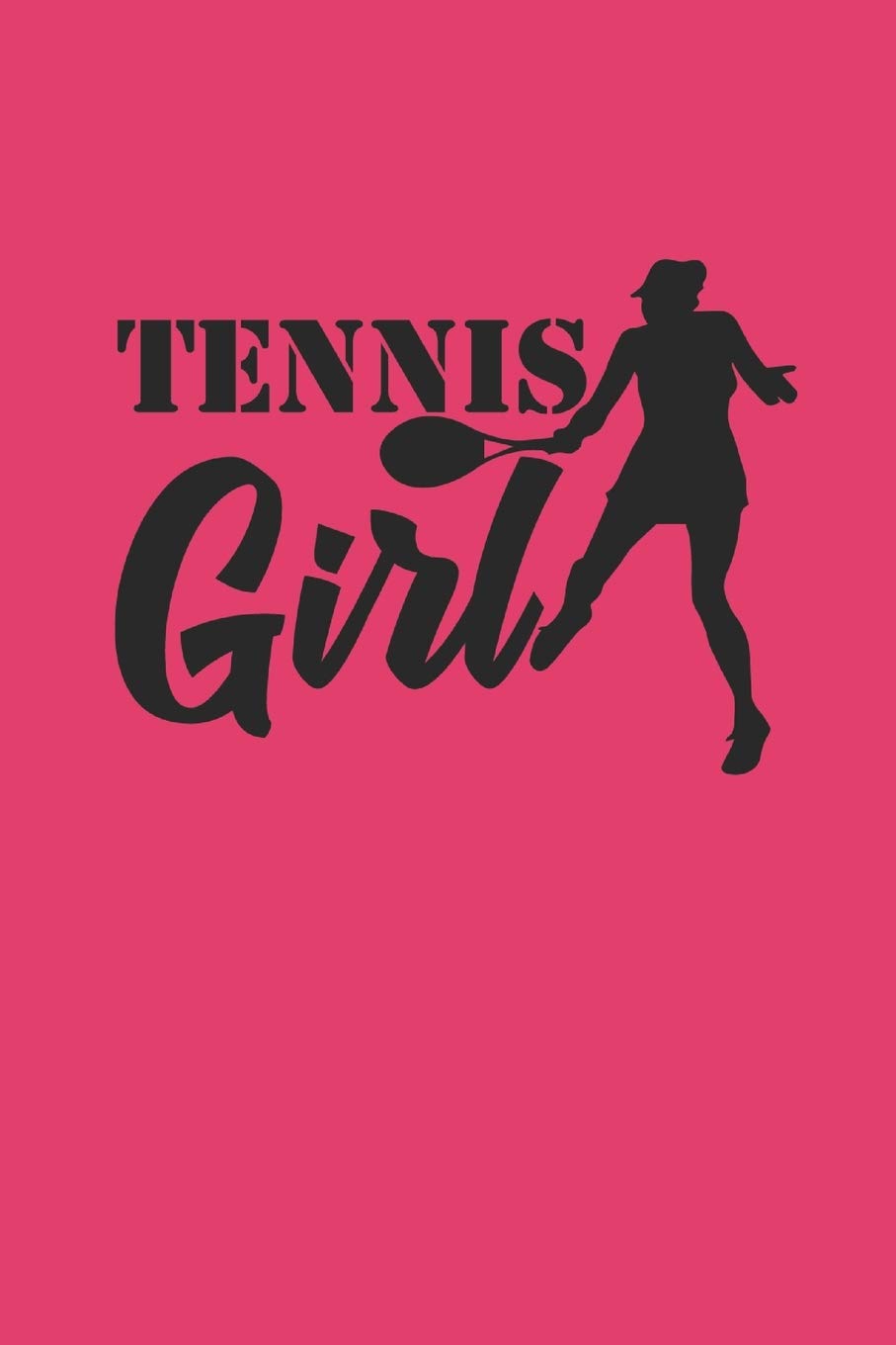 TENNIS GIRL: Notizbuch Planner Tennis Spieler Notebook Journal 6x9 kariert squared karo Leisure & Fun