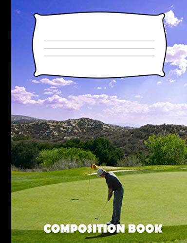 Product Image: Composition Book: Golf Composition Notebook Wide Ruled