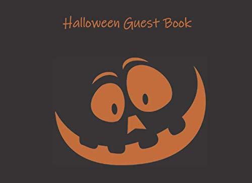 Halloween Guest Book: Halloween Party Memory OR Wedding Party GuestBook Makes a Great Gift for Adults or Coworkers. Spooky, Cute Party Celebration log ... Memories. Awesome Keepsake with Photo Space. Film, Art & Culture