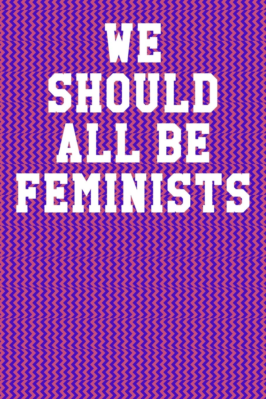 We Should All Be Feminists: Blank Recipe Page Notebook 6”x9” 120 Pages Cooking & Enjoying