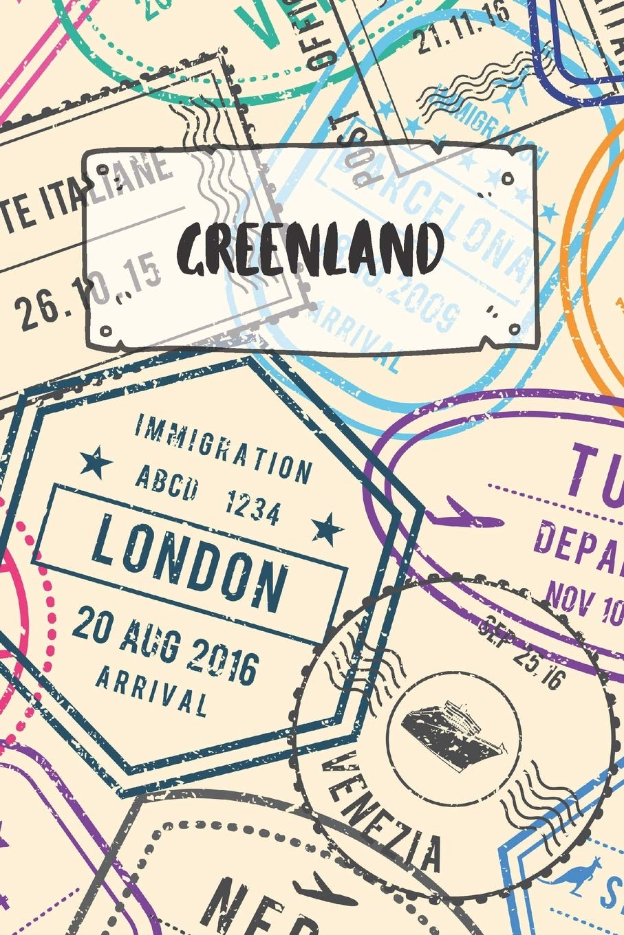 Greenland: Dotted Travel Diary Notebook or Journey Dotted Grid Journal - Holiday Trip Pocketbook for Men and Women with Dots Books