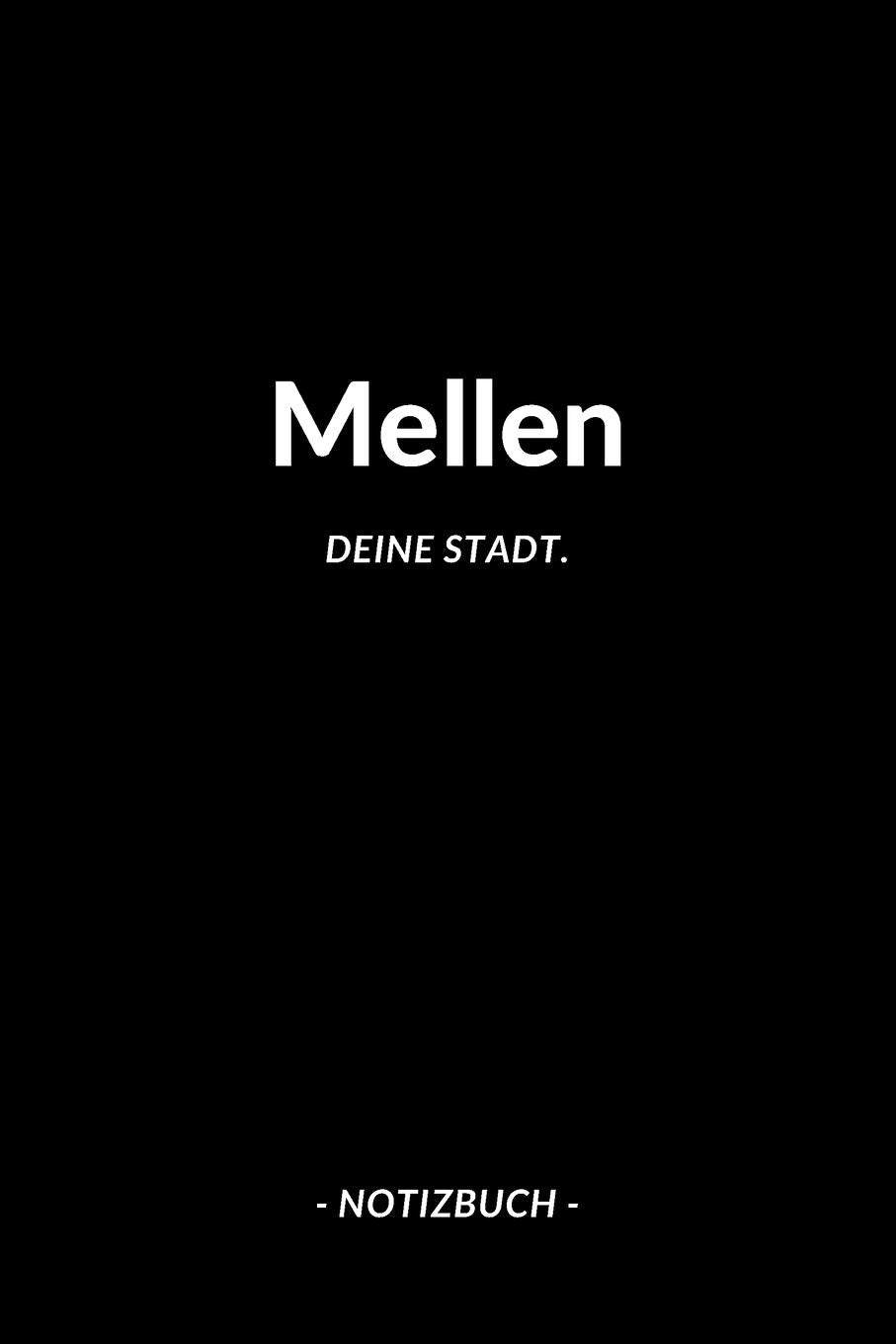 Mellen: Notizbuch A5 mit 120 Seiten Punktraster | Dotted Notizblock, Journal, Notebook | Deine Stadt, Notizen, To Do's Books