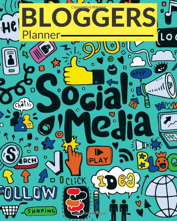Bloggers Planner: Journal To Help Keep You Organized And Plan Ahead | Monthly & Yearly Planning Sheets, Social Media Content, Branding Log Sheets & More (Online, Band 10) Computer Science