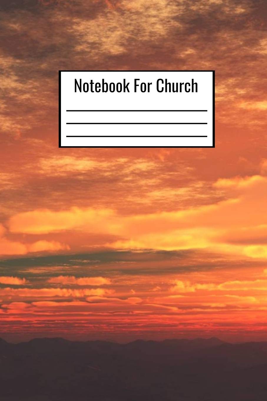 Notebook For Church: Church Notes Notebook For Teens Kids Adults Couples To Write Down Notes About Church Religion & Esotericism