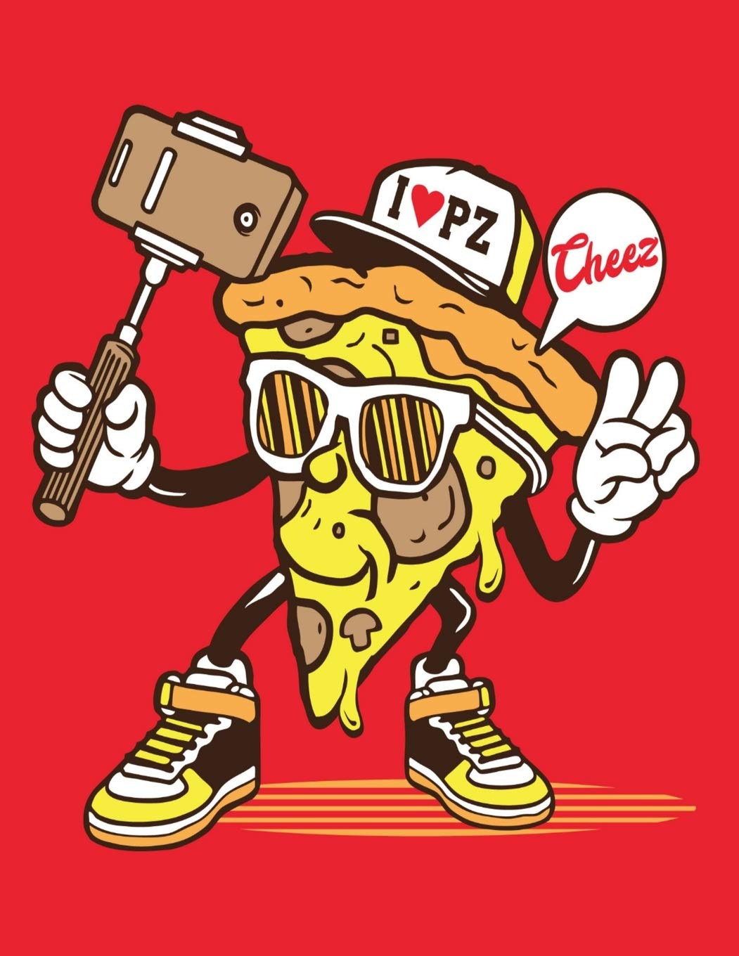 I Heart Pz Cheez: Become The ULTIMATE Pizza Expert With This Awesome Art Pizza Review Journal Gift! Cooking & Enjoying