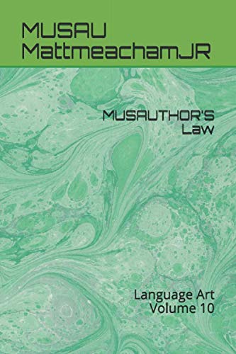 MUSAUTHOR'S Law: Language Art Volume 10 book
