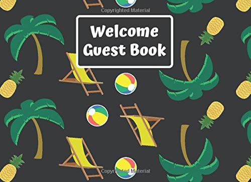 Welcome Guest Book: Vacation Home Guest Book (100 Pages 8.2 x 6 ) Non-fiction