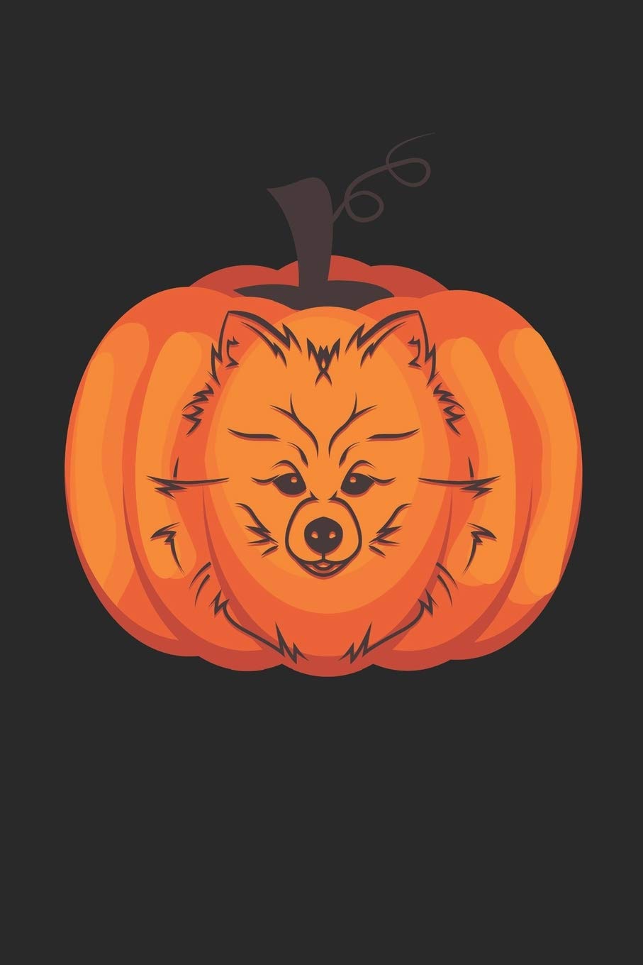 Spitz Notebook - Halloween Spitz Journal - Spitz Gift for Dog Lovers - Spitz Diary: Medium College-Ruled Journey Diary, 110 page, Lined, 6x9 (15.2 x 22.9 cm) Non-fiction