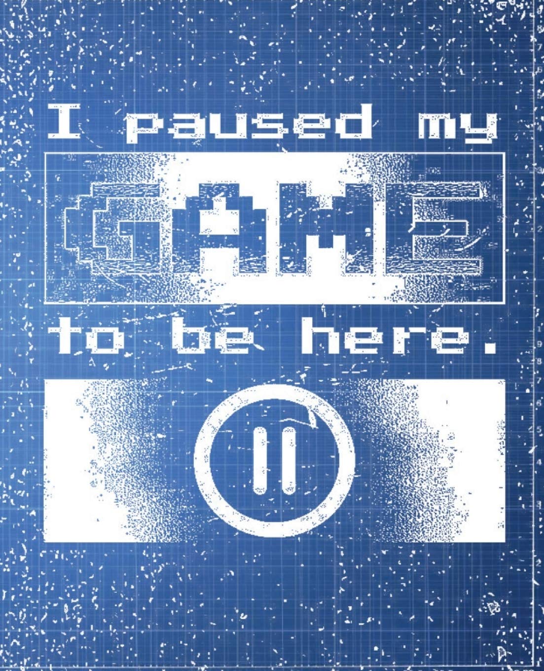 I paused my Game to be here: The Game is Never Over. Perfect Unique Gift Idea Wide Ruled Notebook, Composition Sketch Book to write in for Mens Women Girl Boy under 10$ Leisure & Fun
