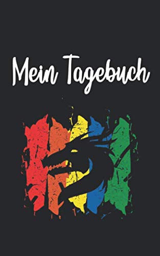 Mein Tagebuch: Drache Retro und Vintage Style 100 Seiten Liniert Non-fiction