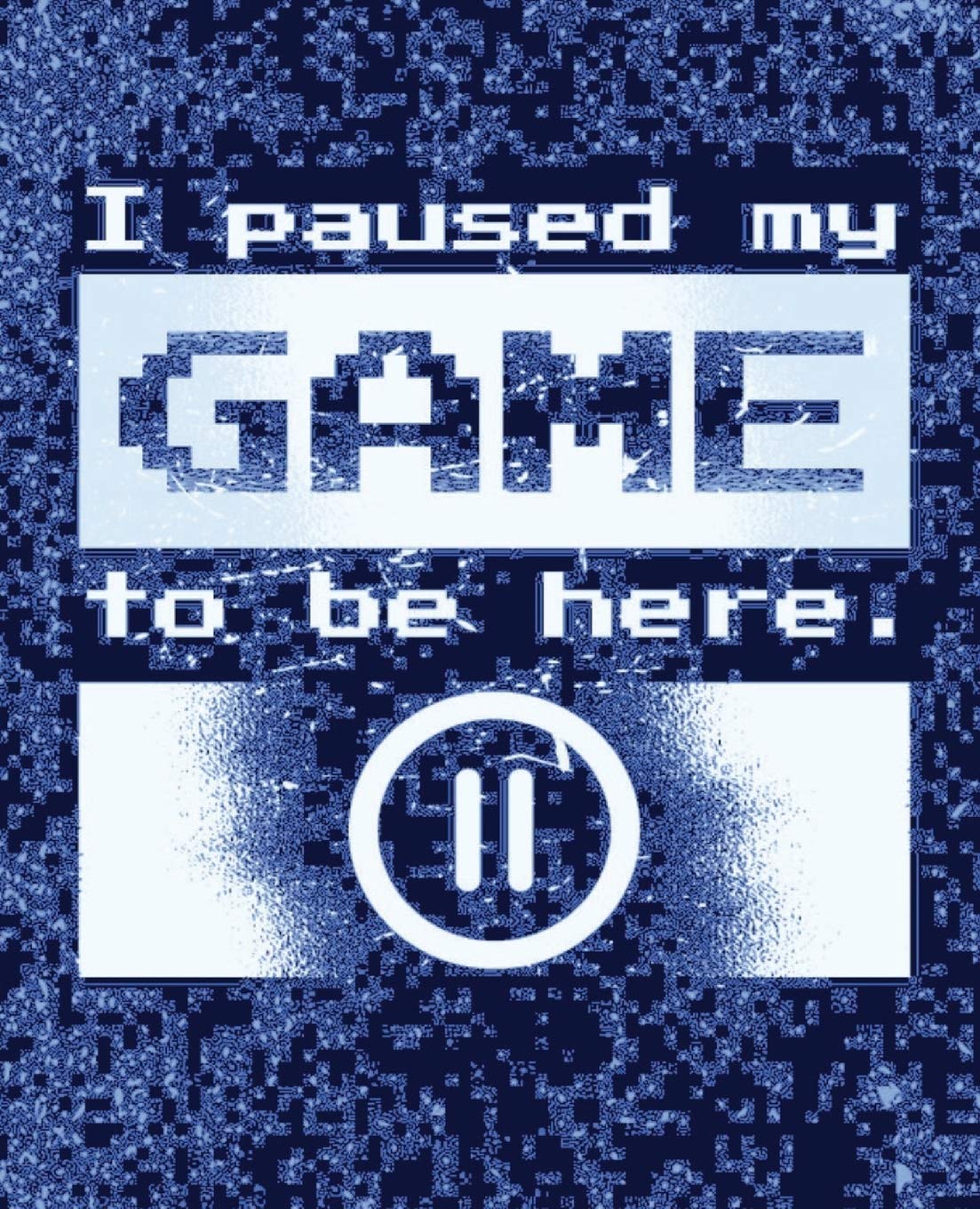 I paused my Game to be here: The Game is Never Over. Perfect Unique Gift Idea Wide Ruled Notebook, Composition Sketch Book to write in for Mens Women Girl Boy under 10$ Leisure & Fun