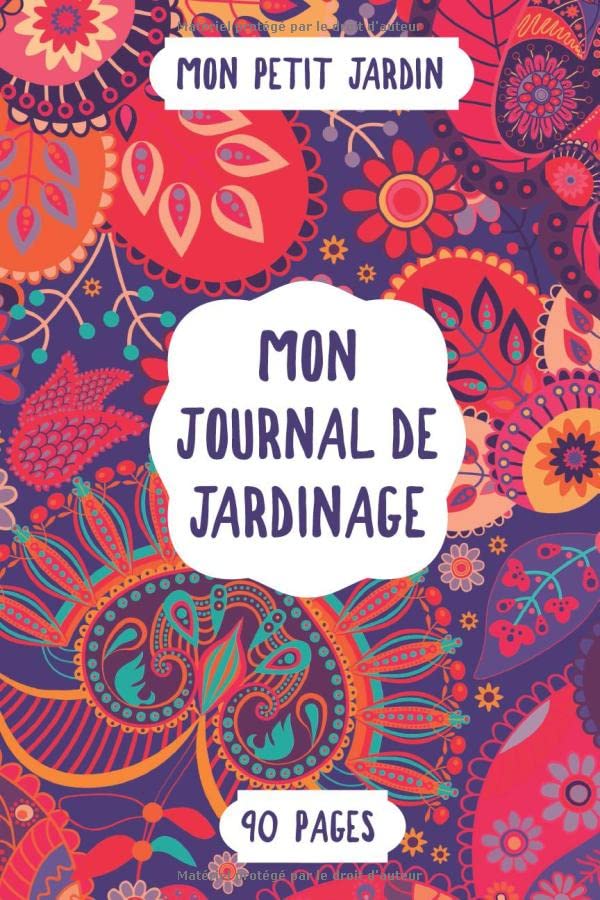 Mon journal de jardinage: Liste de contrôle des notes de plantation et journal mensuel, cahier de jardinage, planificateur book