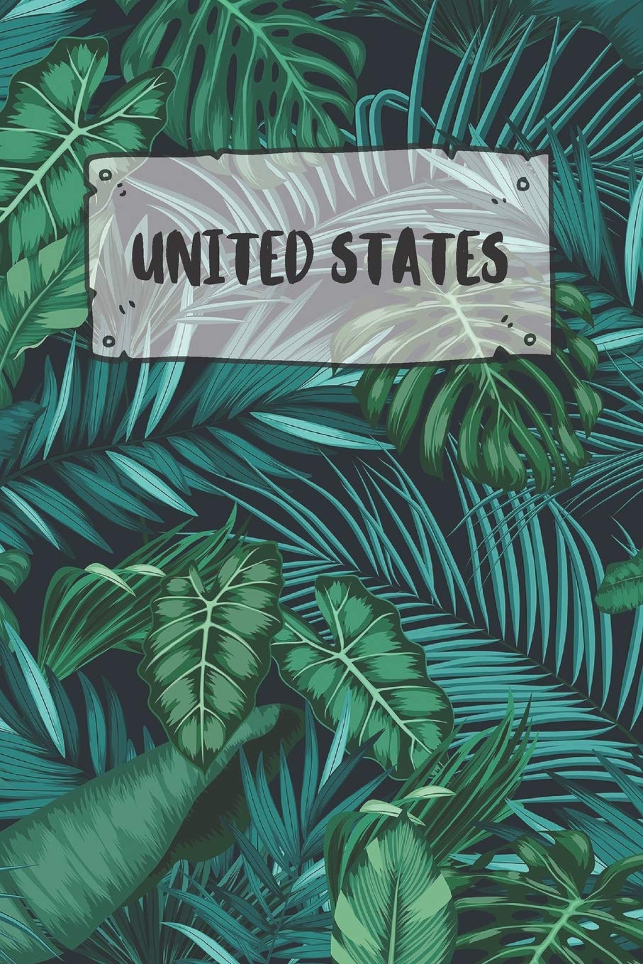 United States: Dotted Travel Diary Notebook or Journey Dotted Grid Journal - Holiday Trip Pocketbook for Men and Women with Dots Books