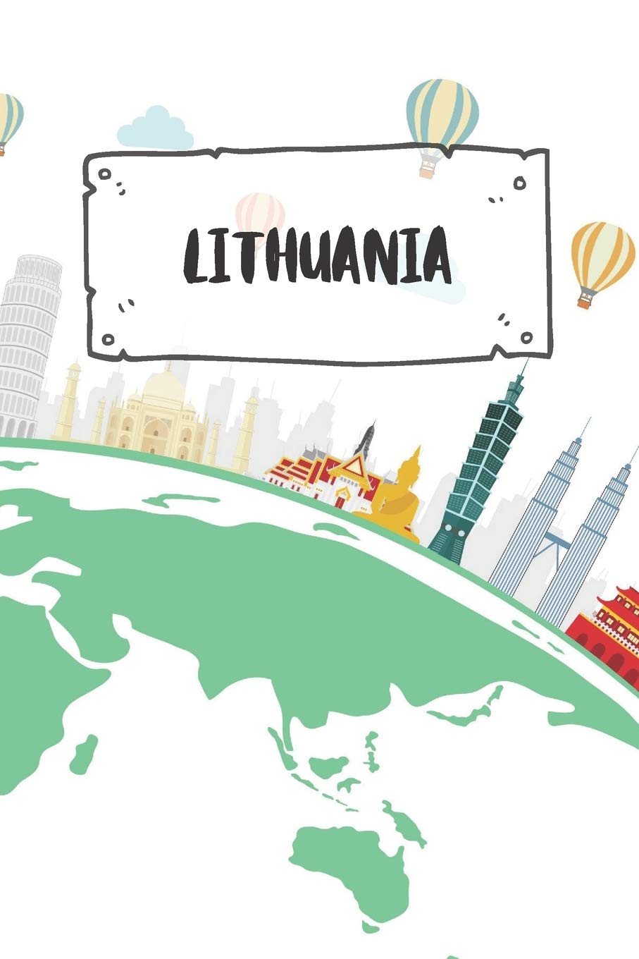 Lithuania: Dotted Travel Diary Notebook or Journey Dotted Grid Journal - Holiday Trip Pocketbook for Men and Women with Dots Books