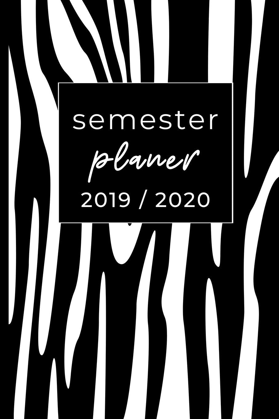 Semester Planer 2019 / 2020: A5 Coole Geschenkidee LINIERT zum Studium | Notizbuch für Studenten | Studienbeginn | Erstes Semester | Pruefung | Geburtstag | Terminkalender Business & Technology