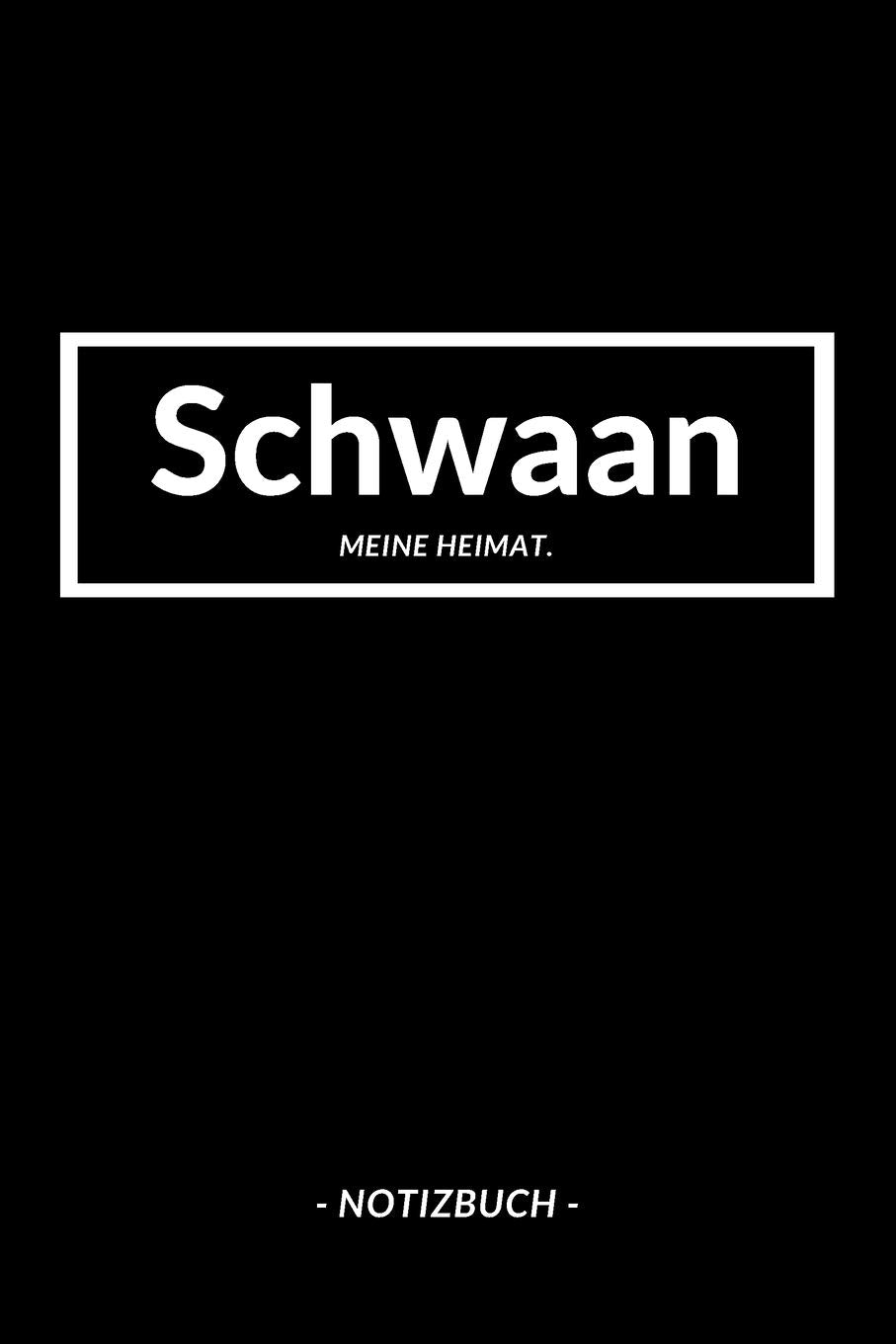 Schwaan: Notizbuch / Notizblock A5 Punktraster | 120 Seiten Notizblock / Journal / Notebook für deine Stadt Books