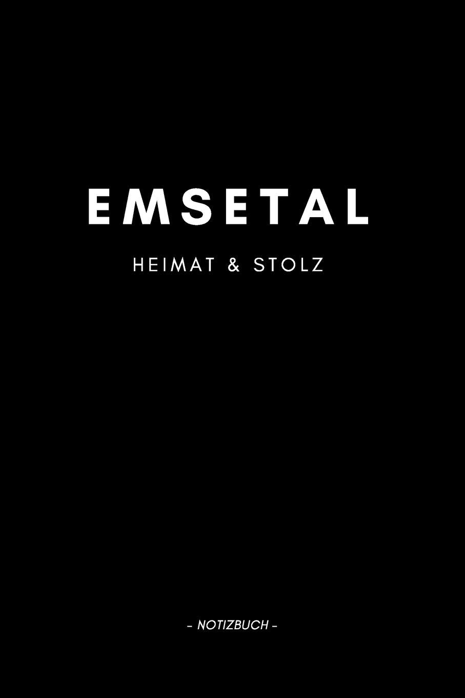 Emsetal: Notizbuch A5 120 Seiten Dotted | Punktraster Notizblock/Journal/Notebook für deine Stadt. Books