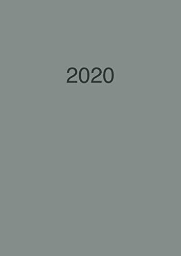 2020: Wochenkalender Din A4 2020 I linke Seite Kalender - rechte Seite Notizen I hellgraues Cover, mit viel Platz für Termine und Kreatives, 120 Seiten / Jahreskalender/ Jahresplaner Books