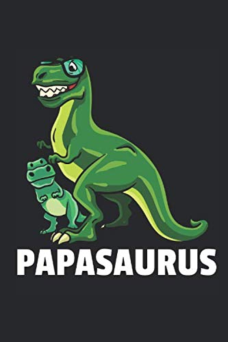 Papa Dinosaurier Notizbuch: Papa Dinosaurier Vatertag Notizbuch / Notizheft / Notizblock A5 (6x9in) Dotted Notebook / Punkteraster / 120 gepunktete Seiten Books