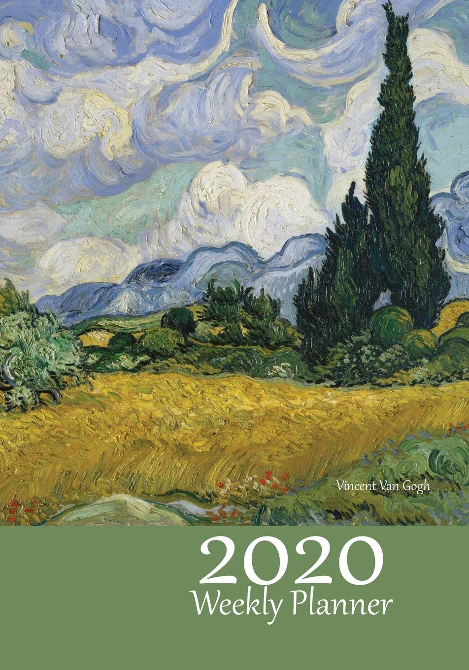 Van Gogh Diary 2020: Vincent Van Gogh 'Wheat Field with Cypresses' 2020 Weekly Planner with Calendar Film, Art & Culture