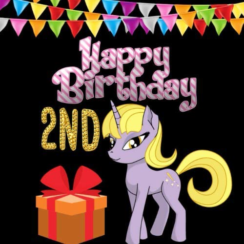 Happy Birthday 2nd: Happy Birthday Guest Book: Party celebration keepsake for family and friends for First Baby Anniversary with Space for Visitors to Write Messages and best wishes Parents & Children