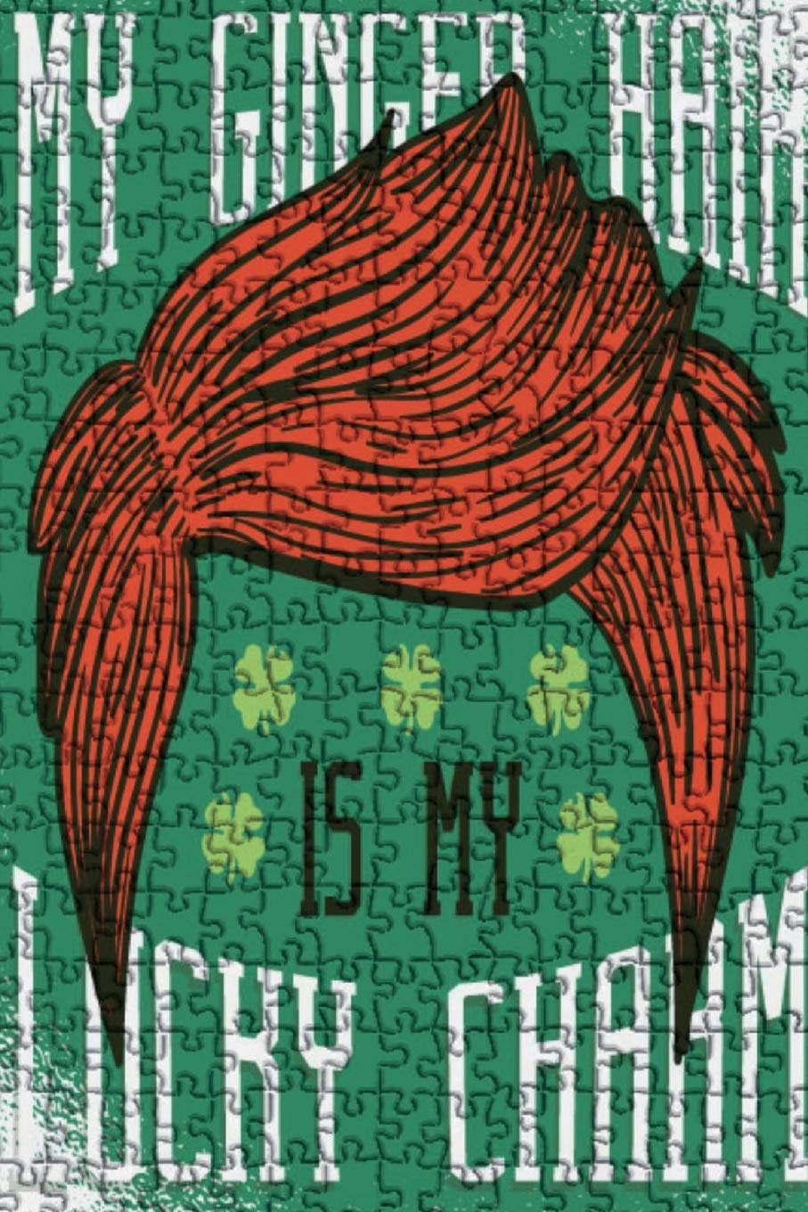 My Ginger Hair is my Lucky Charm: This Hairs are fueled by Whiskey - unlined blank Notebook Perfect Unique Gift Idea Composition Book to write in for Ginger Mens Present under 10 Health, Nutrition & Fitness