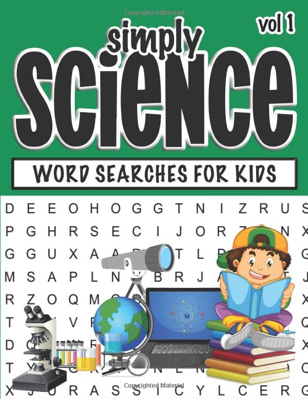 Simply Science Word Searches for Kids: Science Themed Jumbo Word Search Puzzle Book for Ages 8-11 Books