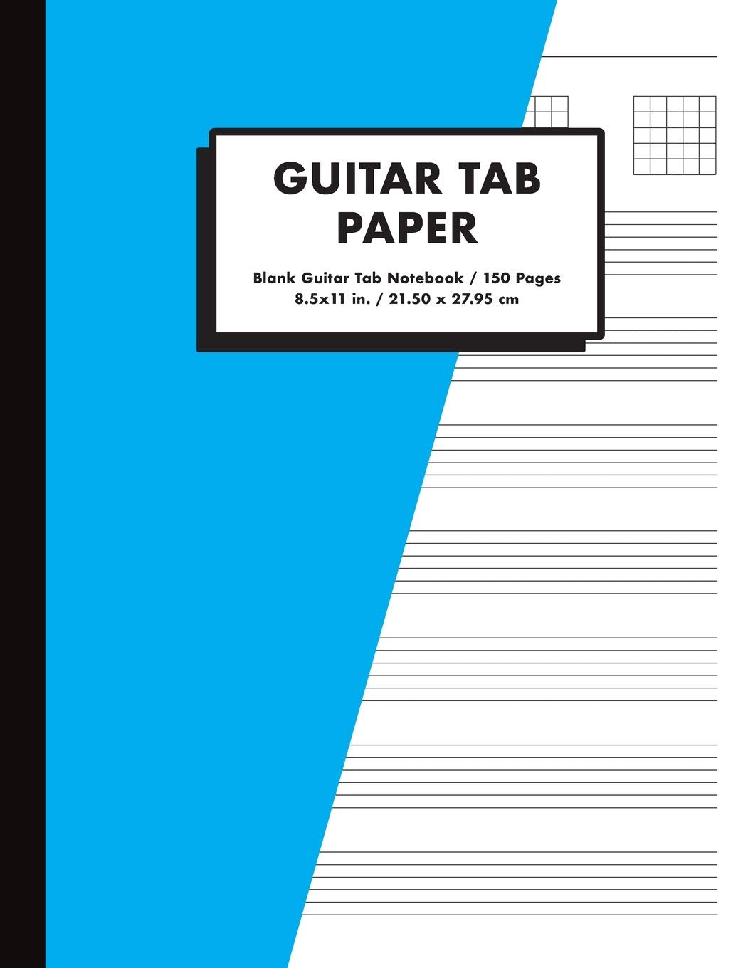 Guitar Tab Paper: Blank Guitar Tab Notebook, 150 Pages, 8.5x11 in., Green (Guitar Manuscript Notebooks, Band 1) Arts & Music