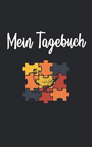 Mein Tagebuch: Huhn Hahn Bauernhof Retro und Vintage Style 100 Seiten Liniert Non-fiction