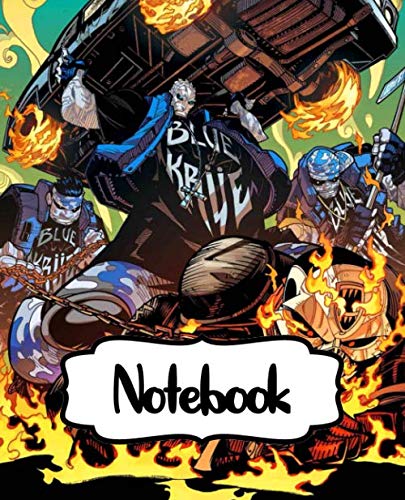 Notebook: Ghost Rider Soft Glossy College Ruled Notebook with Ruled Lined Paper for Taking Notes Writing Workbook for Teens and Children Students School Kids Inexpensive Gift For Boys and Girls Books