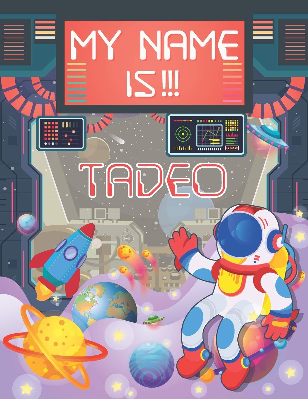 My Name is Tadeo: Personalized Primary Tracing Book / Learning How to Write Their Name / Practice Paper Designed for Kids in Preschool and Kindergarten Social Sciences