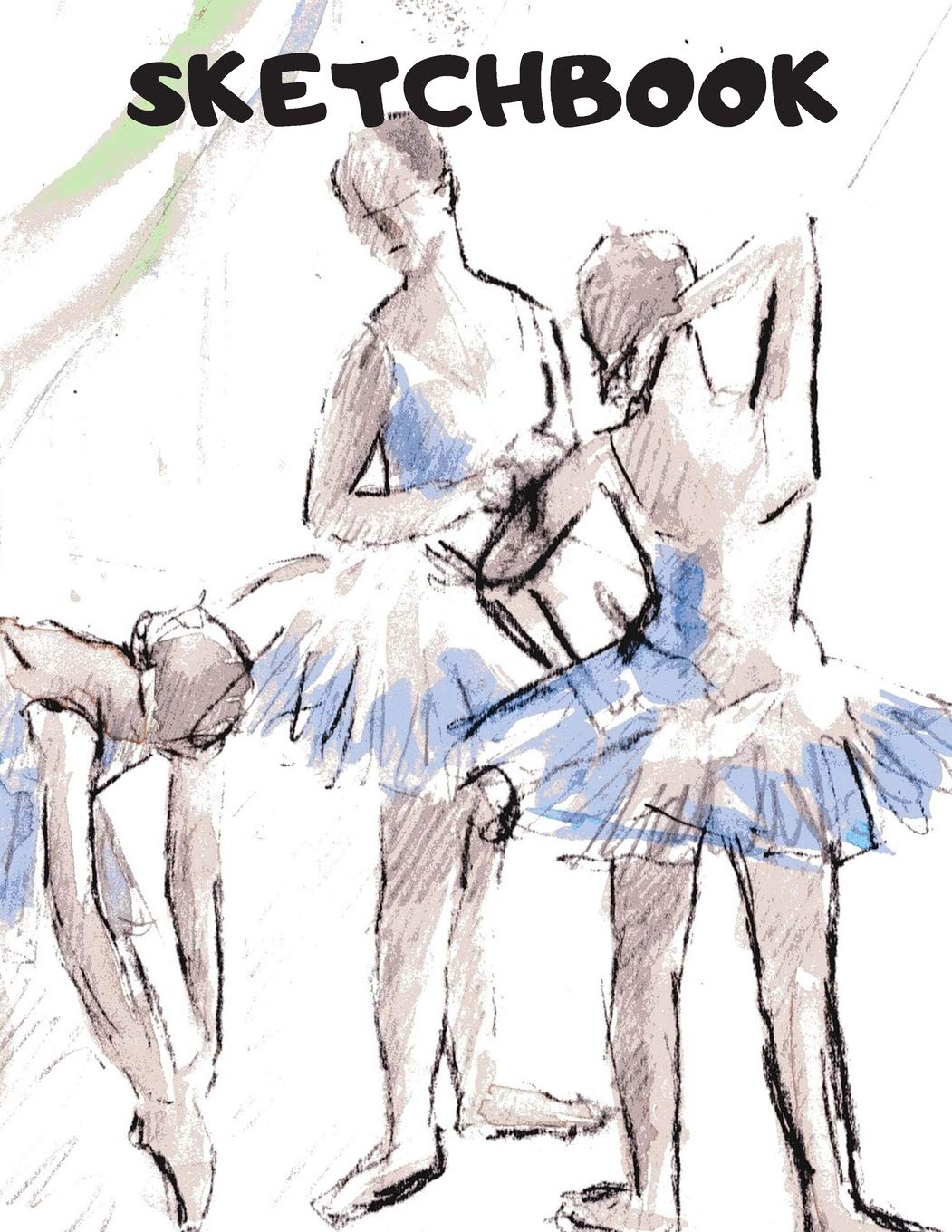 Sketchbook: 8.5" X 11 Large Blank Book For Draw, Sketch and Doodle with a beautiful cover. Arts & Music
