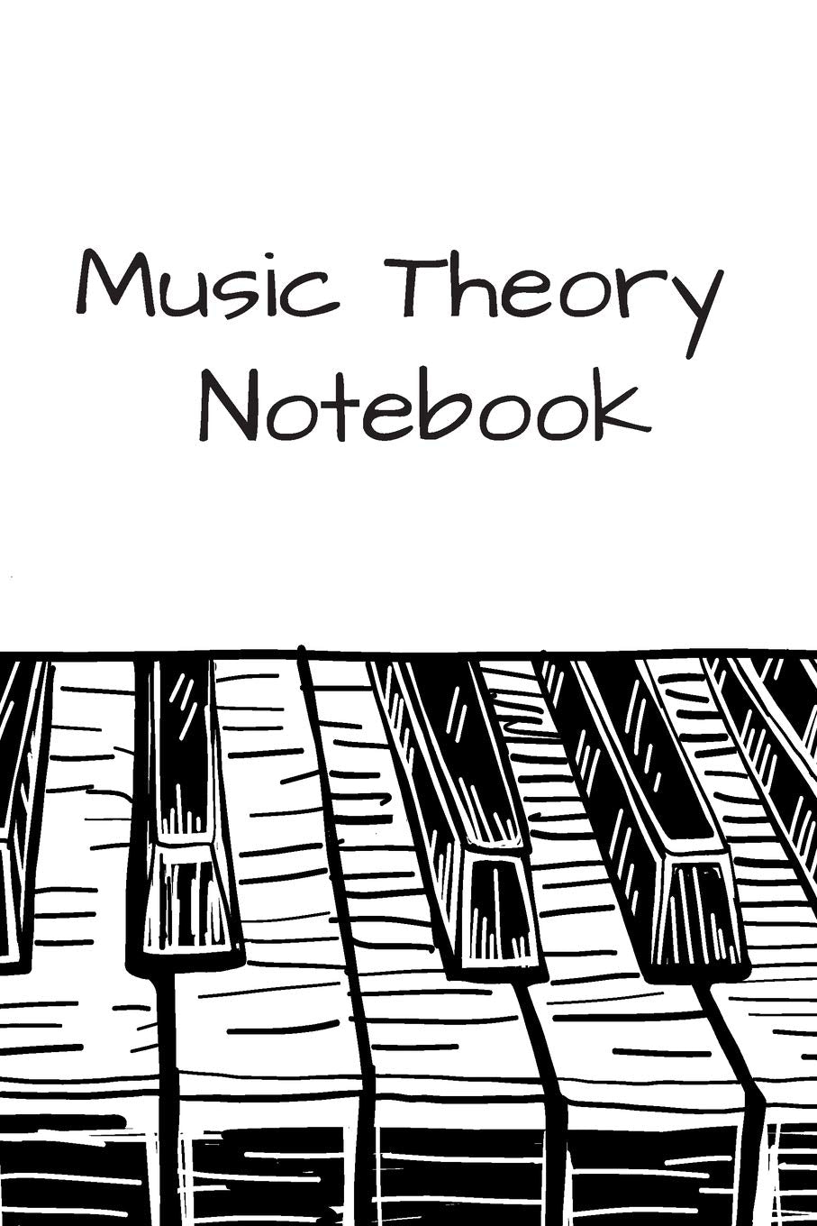 Music Theory Notebook: pocket blank Notebook to write in - cute Unique Gift Idea Composition Log Book to write in perfect present for Musician Papa Men Women Arts & Music
