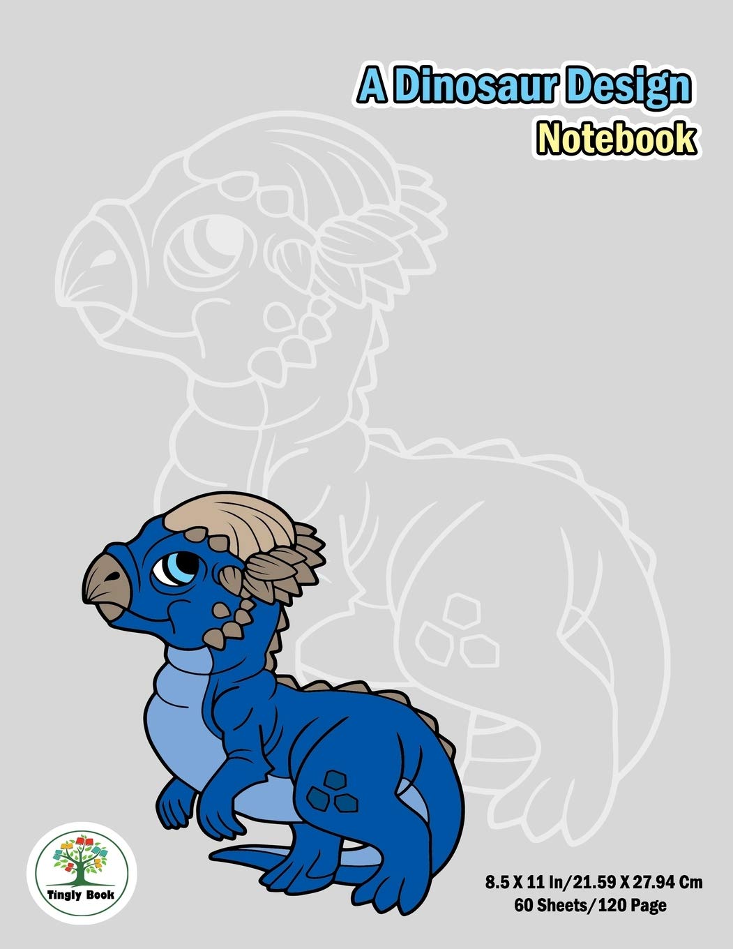 A dinosaur Design Notebook: Notebook size 8.5x11 in. for kids boys&girl who like dinosaur to handwriting and Have dinosaur pic on background. (dinosaur notebook, Band 13) Non-fiction