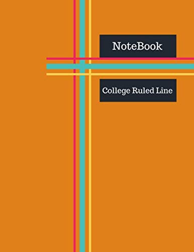College Ruled Line Notebook: Composition Book (Dark Cheddar Cover) Lined Pages for Kids Students Teens for Home School College for Writing Notes, ... Size 8.5 x 11 inches,100 pages, White paper. Business, Finance & Career