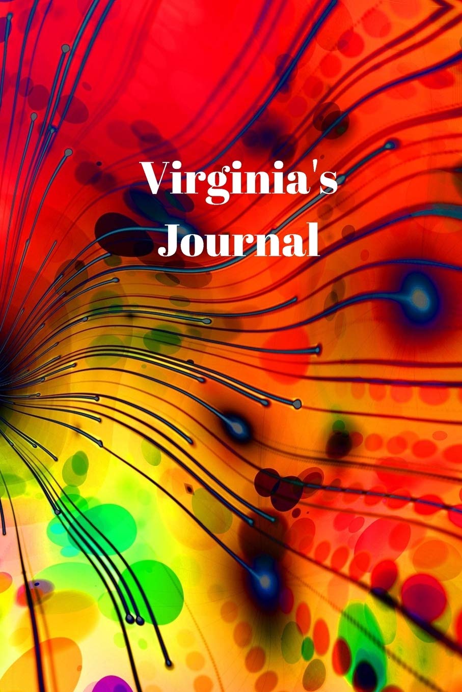 Virginia's Journal: Personalized Lined Journal for Virginia Diary Notebook 100 Pages, 6" x 9" (15.24 x 22.86 cm), Durable Soft Cover Books