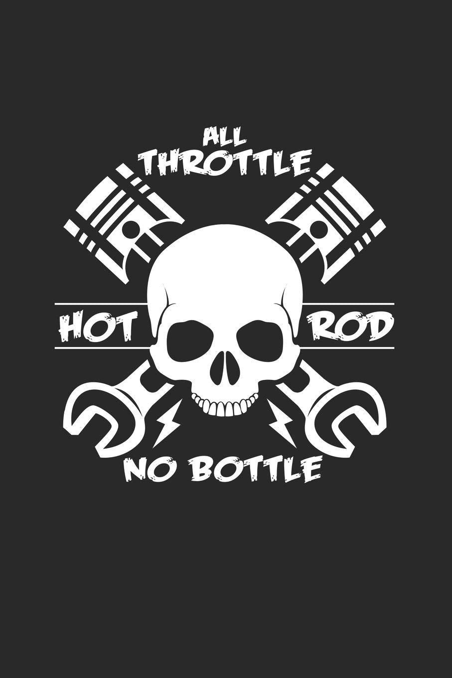 All throttle hot rod: 6x9 HotRods | lined | ruled paper | notebook | notes Books