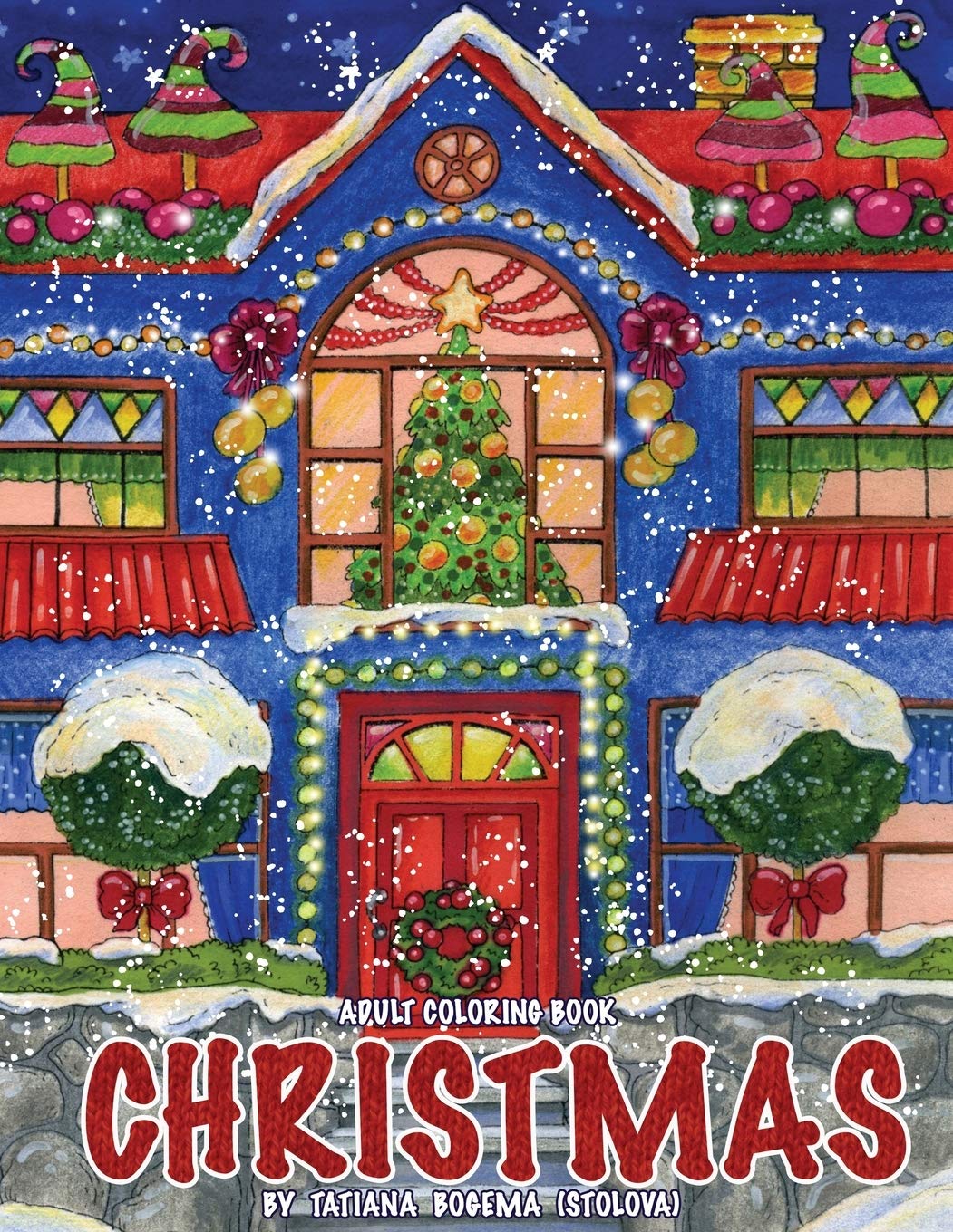 Christmas!: Adult Coloring Book (Stress Relieving Coloring Pages, Coloring Book for Relaxation) Hobbies & Crafts