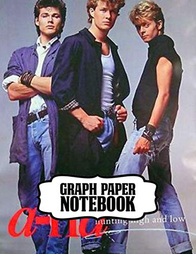 Notebook: A-ha Norwegian Rock Band Hunting High and Low Big Hit Album, Primary Copy Book Supplies Student Teacher Daily Creative Writing, Teenage ... Soft Cover Paper 8.5 x 11 Inches 110 Pages Books
