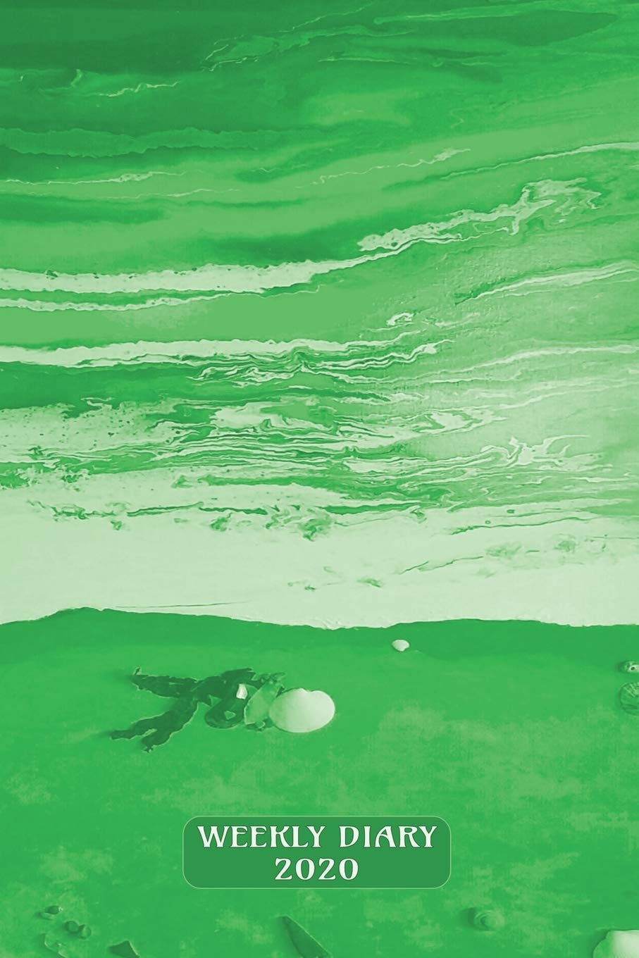 Weekly Diary 2020: Week to a page planner with added extras in the Diary for Student/Teacher/Home/Business - Sea Landscape Green Cover Essays & Short Stories