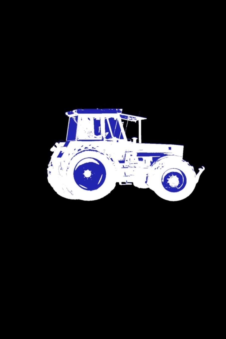 Traktor Notizbuch: kariertes A5 Notizbuch mit einem Trecker für einen Lohner oder Landwirt in der Landwirtschaft Books