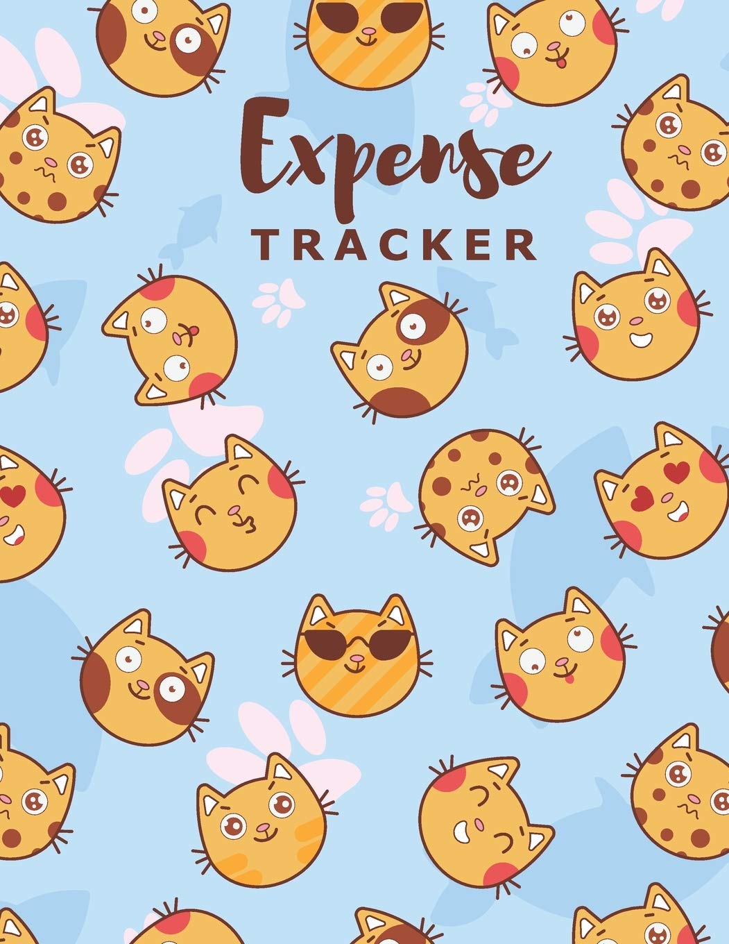 Expense Tracker: Personal Cash Management Daily Record Organizer Notebook with Cute Cat Themed Cover Business, Finance & Career