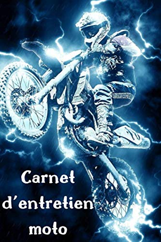 Carnet d'entretien moto: | Accessoire moto carnet entretien moto avec pages préfabriquées | Accessoires moto | Entretenir sa moto | Mecanique moto book