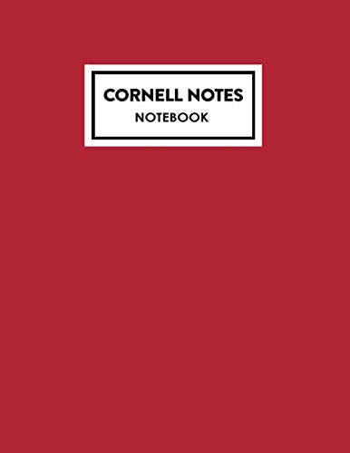 Cornell Notes Notebook: Cornell Note Taking Paper System Notebook: Best for High School, College, University, Student, Teacher, Academic, Scholar, ... of Contents, 8.5x11, 200 Pages (100 Sheets) Learning & Reference