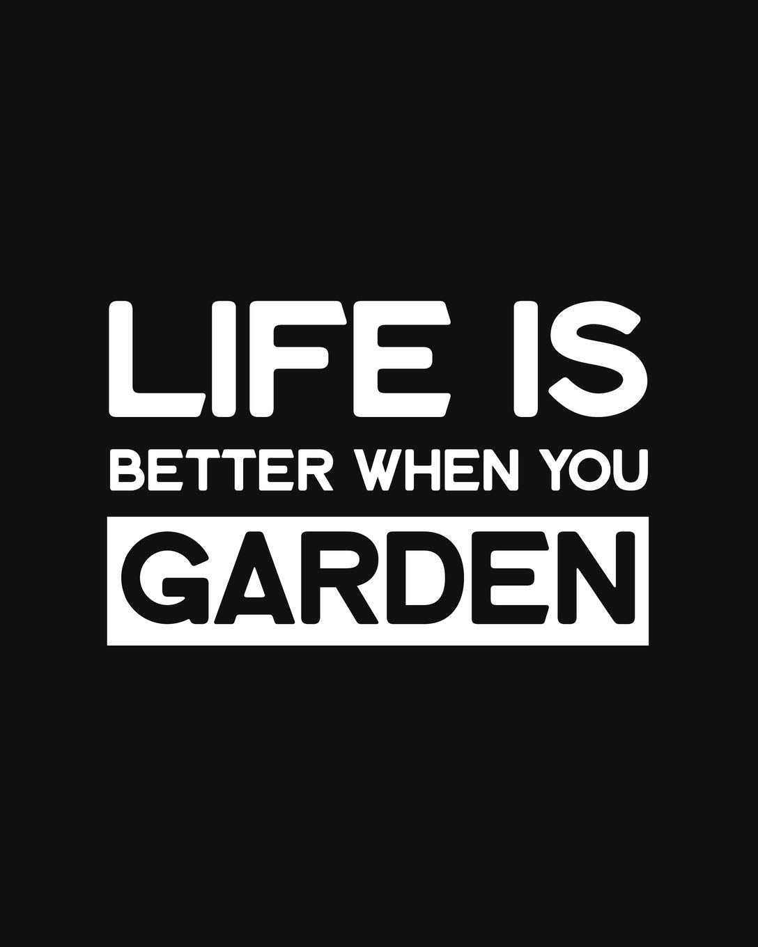 Life Is Better When You Garden: Garden Gift for People Who Love Gardening - Funny Saying on Black and White Cover - Blank Lined Journal or Notebook Arts & Music